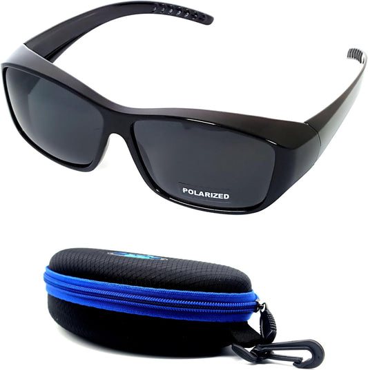 Fit over Polarized Sunglasses Solar Shield Sunglasses to Wear over Glasses