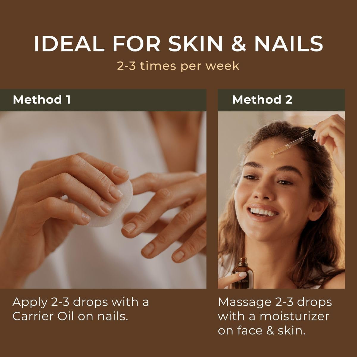 Australian Tea Tree Oil for Skin, Hair, Face & Toenails - 100% Natural Melaleuca Essential Oil for Piercings, Scalp & Hair (0.34 Fl Oz)
