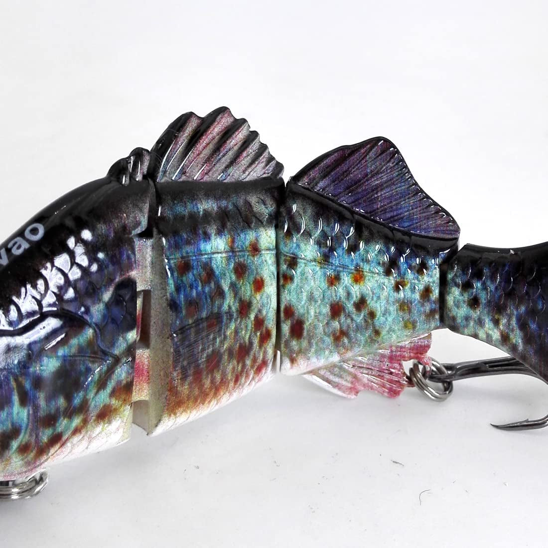 Lifelike 3 Fishing Lures for Bass Trout Perch- Jointed Swimbait Hard Bait Freshwater Saltwater Fishing Gear Tackle Lures Kit