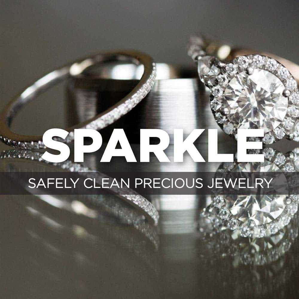Jewelry Cleaner Liquid Â€Œ Restores Shine and Brilliance to Gold, Diamond, Platinum Jewelry and Precious Stones Â€Œ 6 Ounce