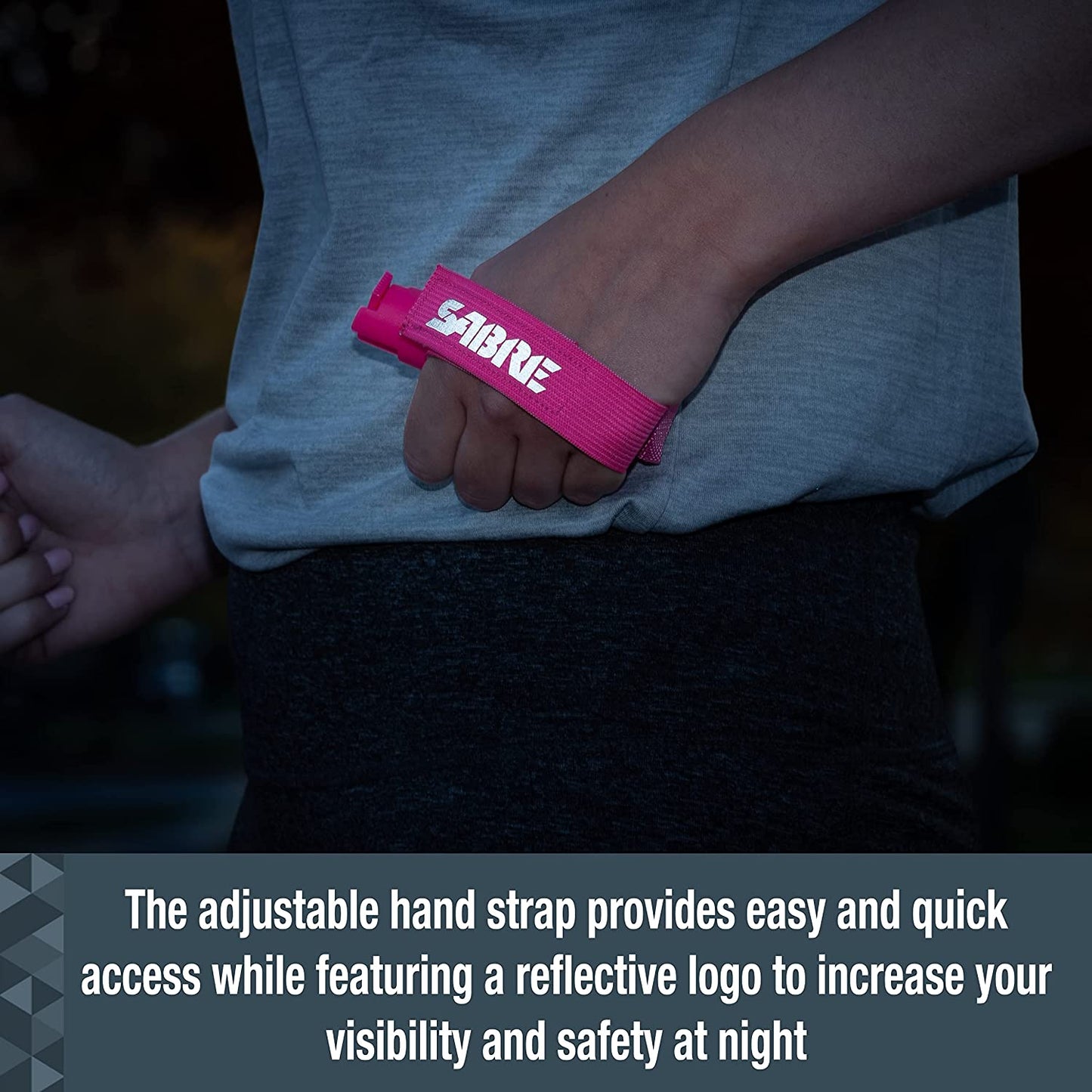 Runner Pepper Gel, Maximum Police Strength OC Spray, Reflective Hand Strap for Easy Carry & Quick Access, 35 Bursts, Secure & Easy to Use Safety, Optional Clip-On Alarm & LED Armband Combos