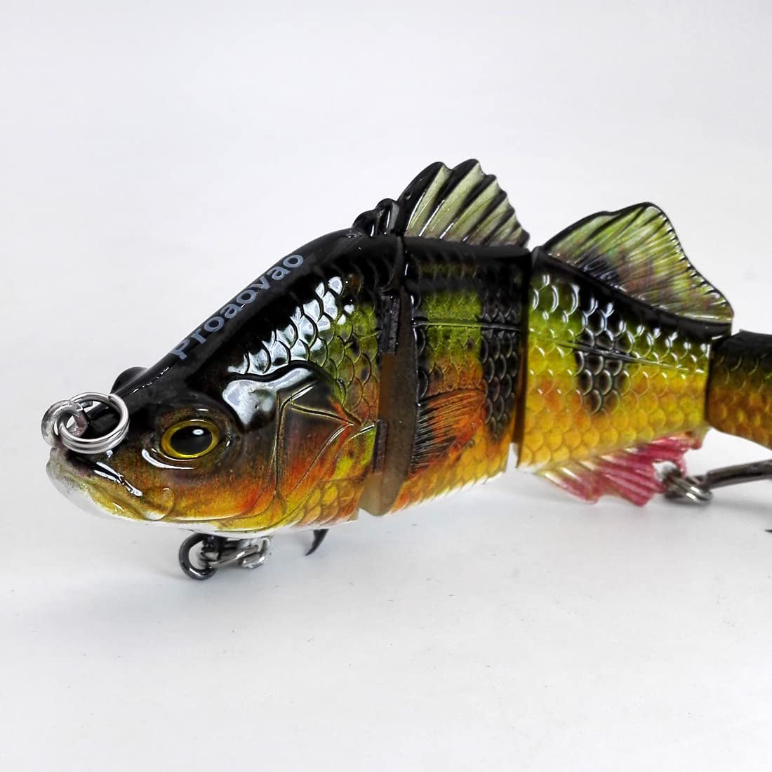 Lifelike 3 Fishing Lures for Bass Trout Perch- Jointed Swimbait Hard Bait Freshwater Saltwater Fishing Gear Tackle Lures Kit