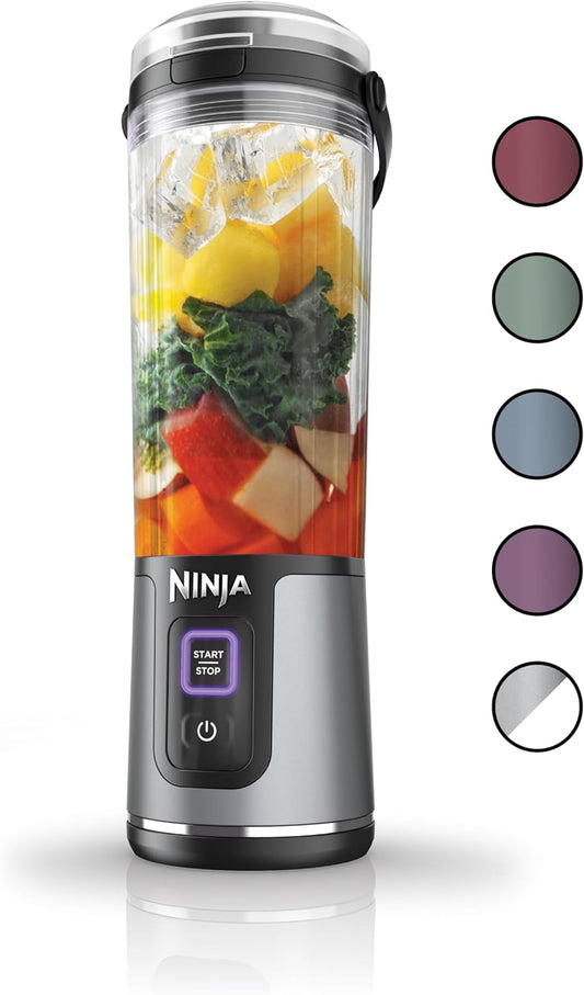Ninja Blast Portable Blender, Cordless, 18Oz. Vessel, Personal Blender-For Shakes & Smoothies, BPA Free, Leakproof-Lid & Sip Spout, USB-C Rechargeable, Dishwasher Safe Parts, Black