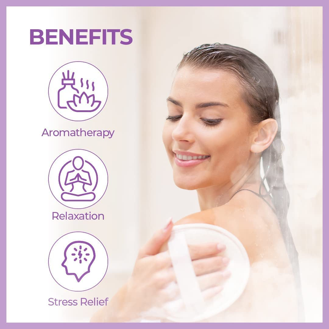 Bodyrestore Shower Steamers Aromatherapy - 15 Pack Shower Bath Bombs for Women, Lavender Nighttime Shower Tablets, Essential Oil Stress Relief and Relaxation Gifts for Women and Men
