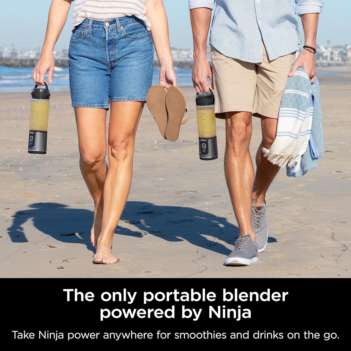 Ninja Blast Portable Blender, Cordless, 18Oz. Vessel, Personal Blender-For Shakes & Smoothies, BPA Free, Leakproof-Lid & Sip Spout, USB-C Rechargeable, Dishwasher Safe Parts, Black
