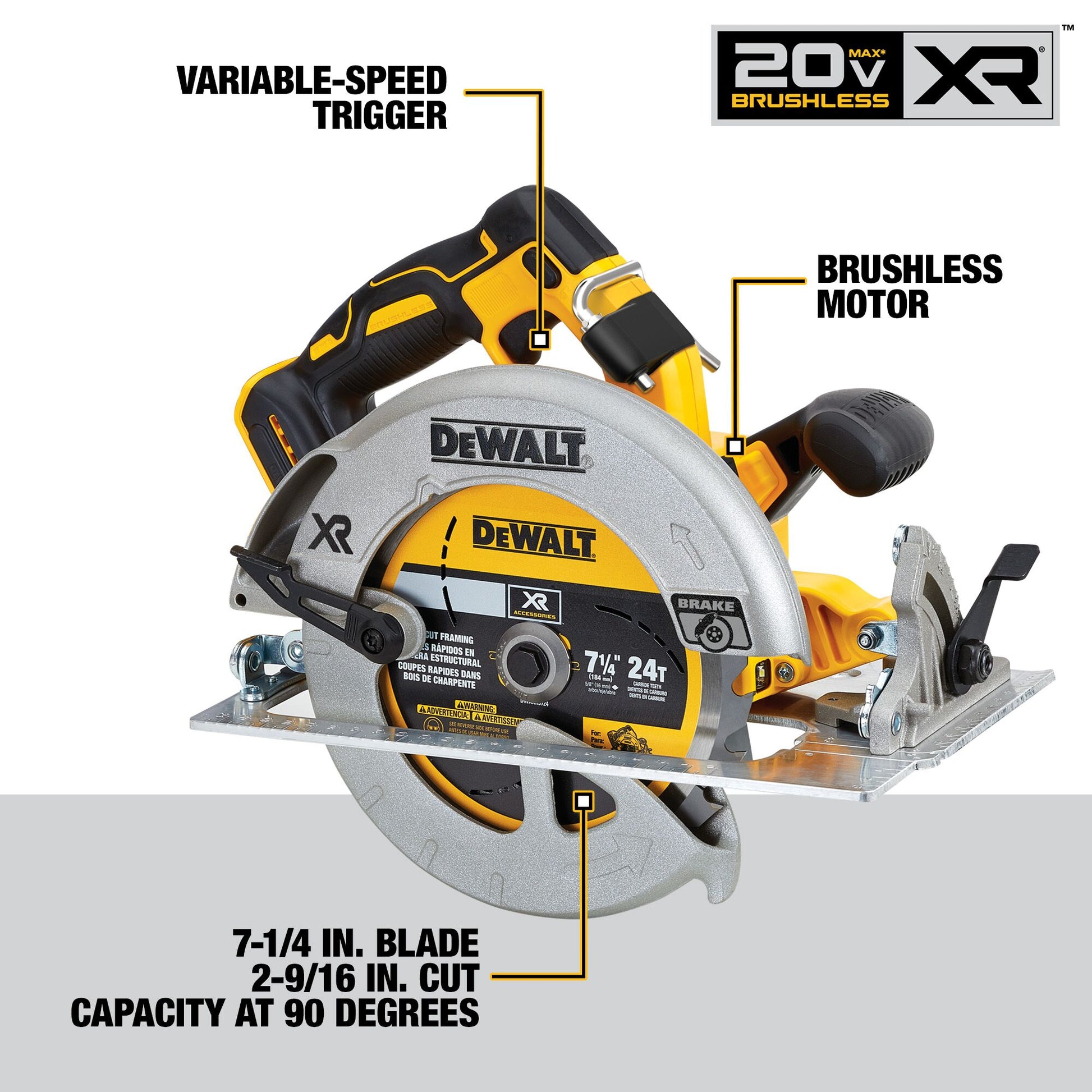 DEWALT 6-Tool 20-Volt Max Brushless Power Tool Combo Kit with Soft Case (2-Batteries and Charger Included)