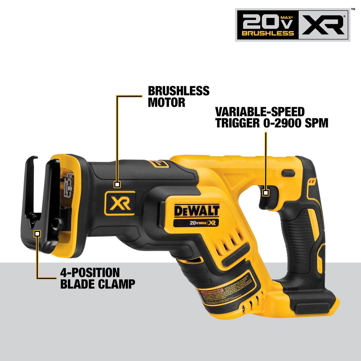 DEWALT 6-Tool 20-Volt Max Brushless Power Tool Combo Kit with Soft Case (2-Batteries and Charger Included)
