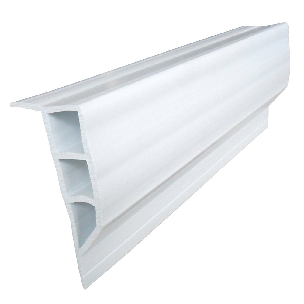 Dock Edge Standard PVC Full Face Profile - 16' Roll - White [DE1160F]