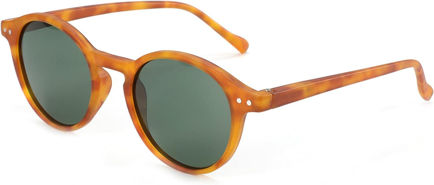 Polarized round Sunglasses, Stylish Sunglasses for Men and Women Retro Classic, Multi-Style Selection