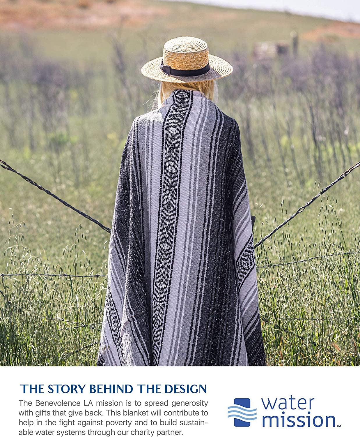 Authentic Handwoven Mexican Blanket, Yoga Blanket - Perfect Outdoor Picnic Blanket, Camping Blanket, Equestrian Saddle Blanket, Serape Blanket 50X70 Inches - Sand, Pack of 1