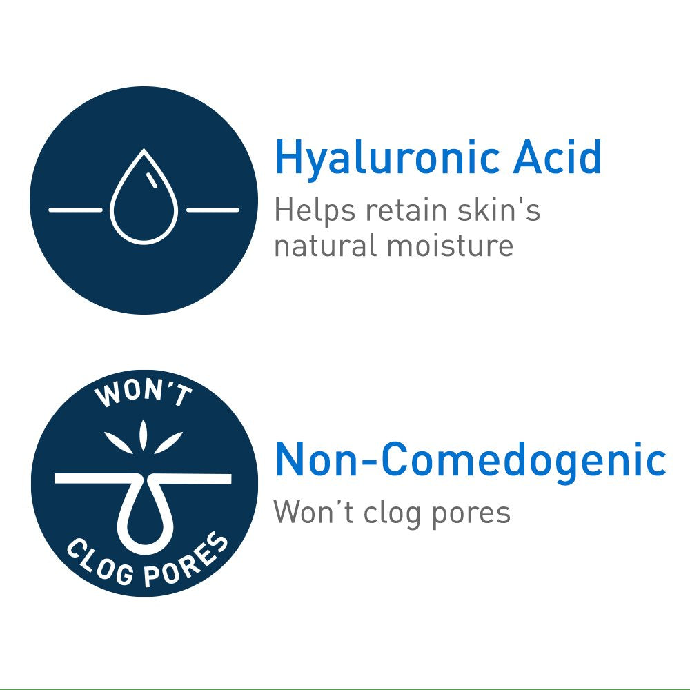 Hydrating Facial Cleanser | Moisturizing Non-Foaming Face Wash with Hyaluronic Acid, Ceramides and Glycerin | Fragrance Free Paraben Free | 16 Fluid Ounce