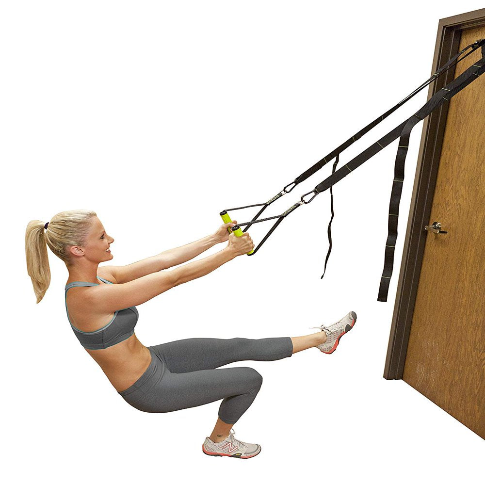 Gravity Straps with Training Manual, Door Anchors, Handles, Ankle Cradles & Carry Bag