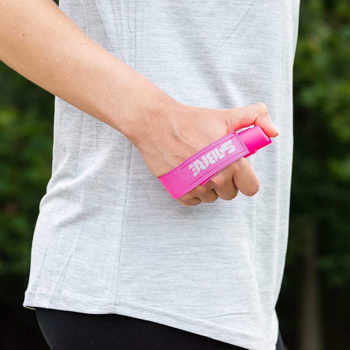 Runner Pepper Gel, Maximum Police Strength OC Spray, Reflective Hand Strap for Easy Carry & Quick Access, 35 Bursts, Secure & Easy to Use Safety, Optional Clip-On Alarm & LED Armband Combos