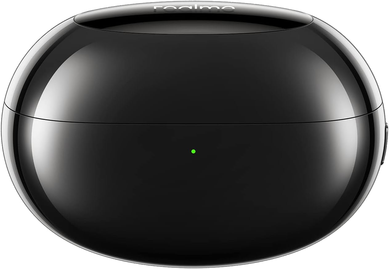 Buds Air 5 Pro Wireless Headphones, Realboost Dual Drivers, up to 40 Hours of Playback, 50Db Active Noise Cancellation, 360° Spatial Audio Effect - (Black)