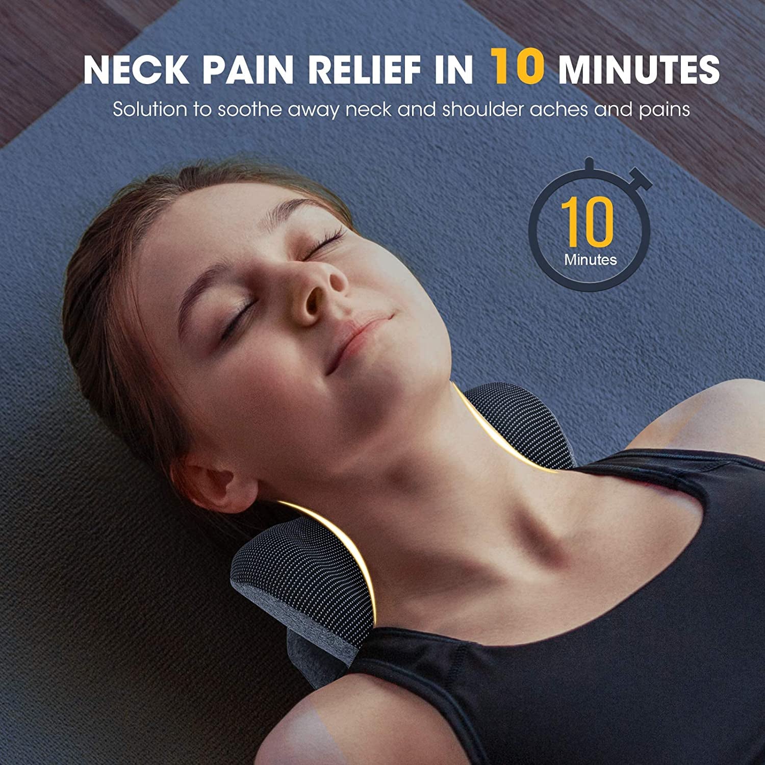Neck and Shoulder Relaxer with Magnetic Therapy Pillowcase, Neck Stretcher Chiropractic Pillows for Pain Relief, Cervical Traction Device for Relieve TMJ Headache Muscle Tension Spine Alignment