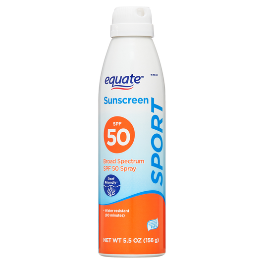 Equate Sport Broad Spectrum Sunscreen, SPF 50, 5.5 Oz