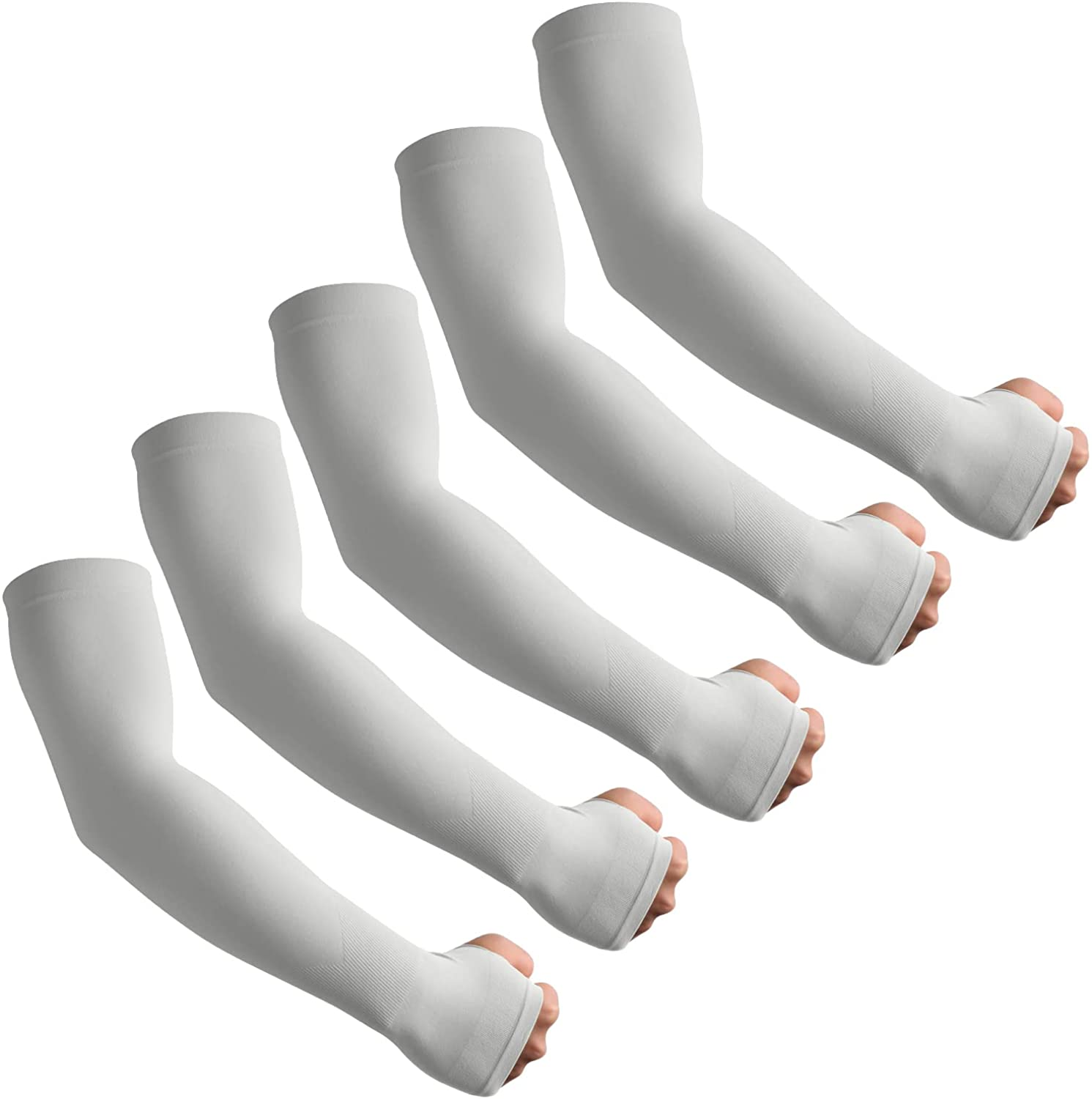Sun Protection Cooling Arm Sleeves for Men &Women,Compression Sleeves for Football, Golf & Volleyball