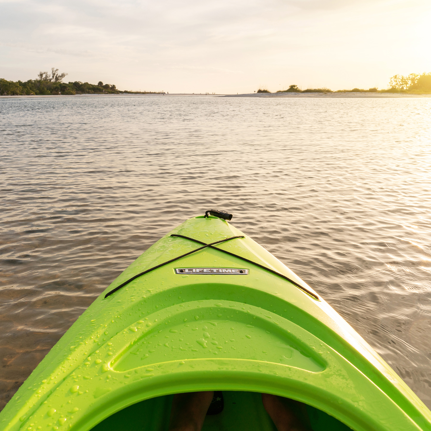 Lifetime Pacer 8 Ft Sit-In Kayak (Paddle Included), Green