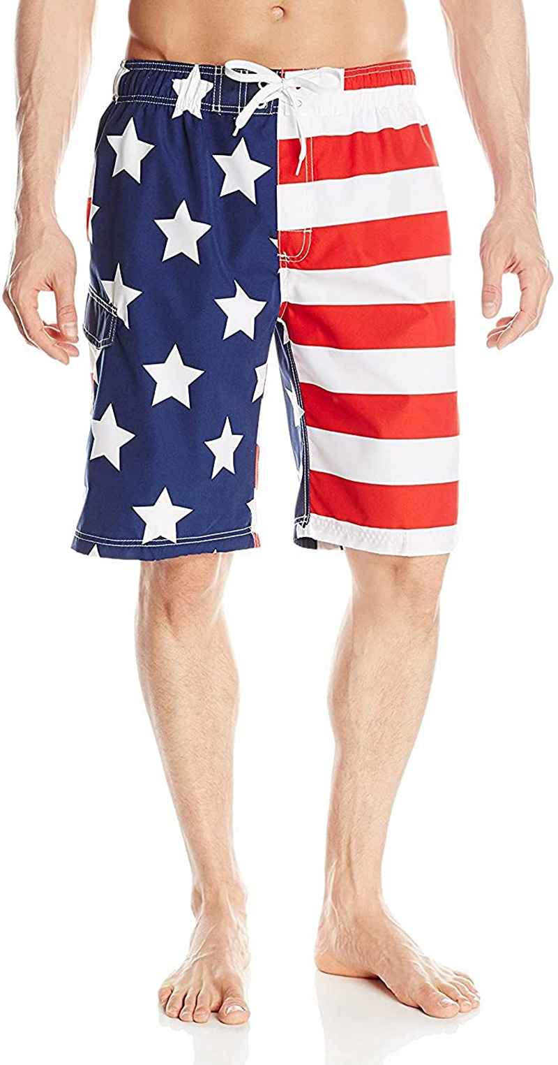 Men'S Barracuda Swim Trunks (Regular & Extended Sizes)