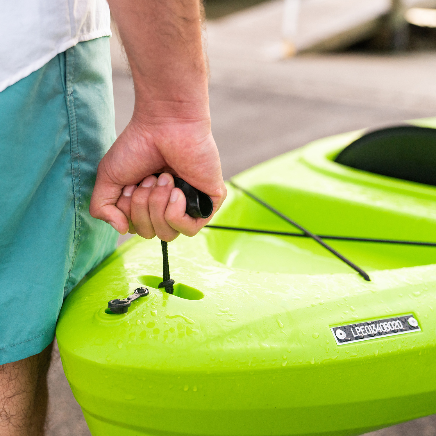 Lifetime Pacer 8 Ft Sit-In Kayak (Paddle Included), Green