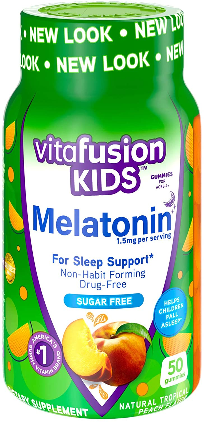 Kids Melatonin Gummy Vitamins, 50Ct