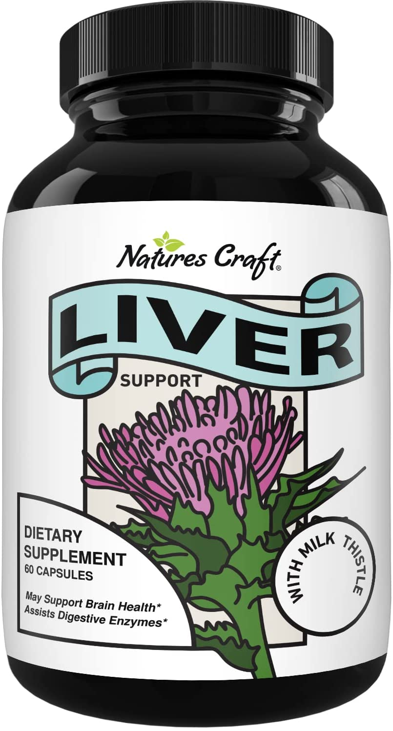 Liver Cleanse Detox & Repair Complex - Herbal Liver Support Supplement with Silymarin Milk Thistle Artichoke Extract Dandelion Root Organic Turmeric and Berberine - Milk Thistle Liver Detox Supplement