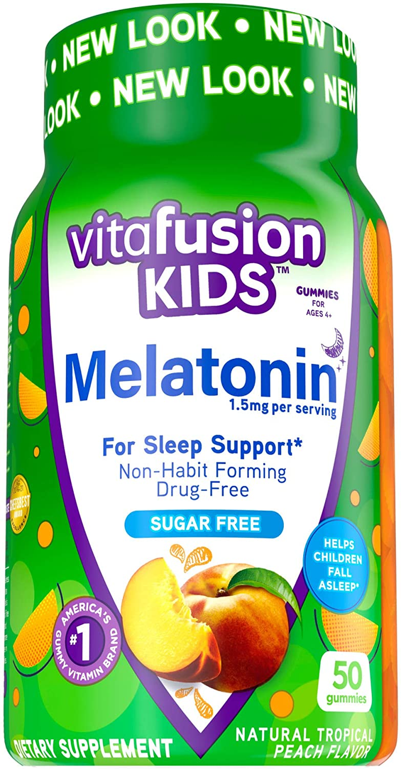 Kids Melatonin Gummy Vitamins, 50Ct