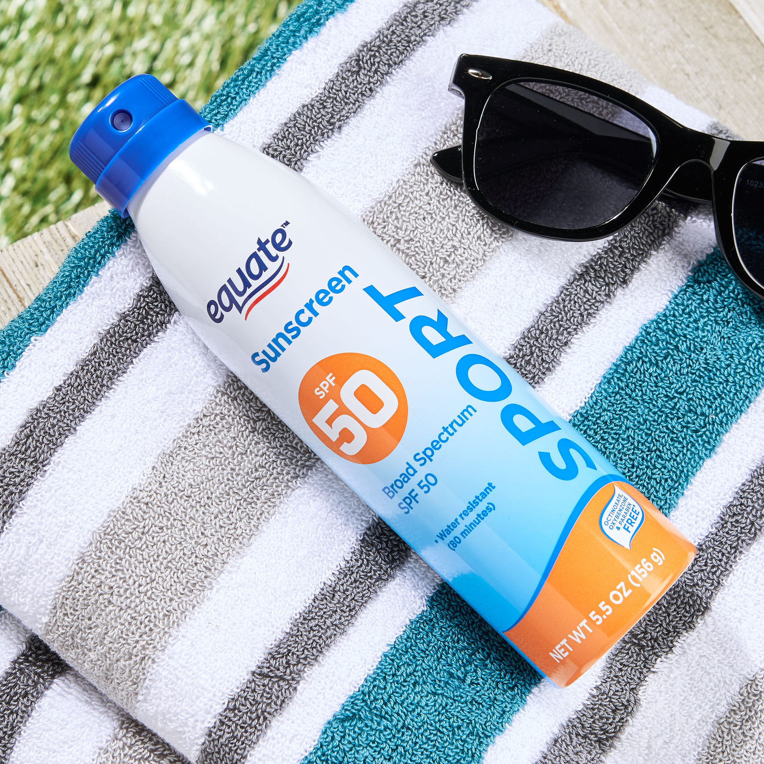 Equate Sport Broad Spectrum Sunscreen, SPF 50, 5.5 Oz