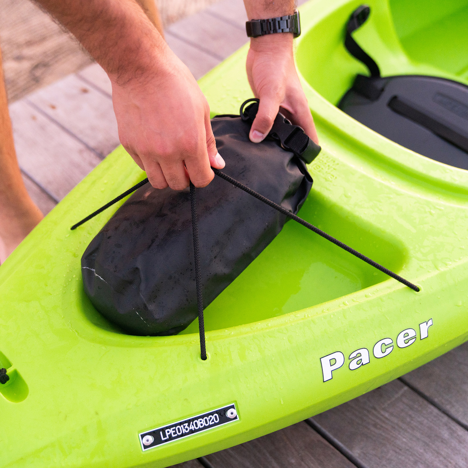 Lifetime Pacer 8 Ft Sit-In Kayak (Paddle Included), Green