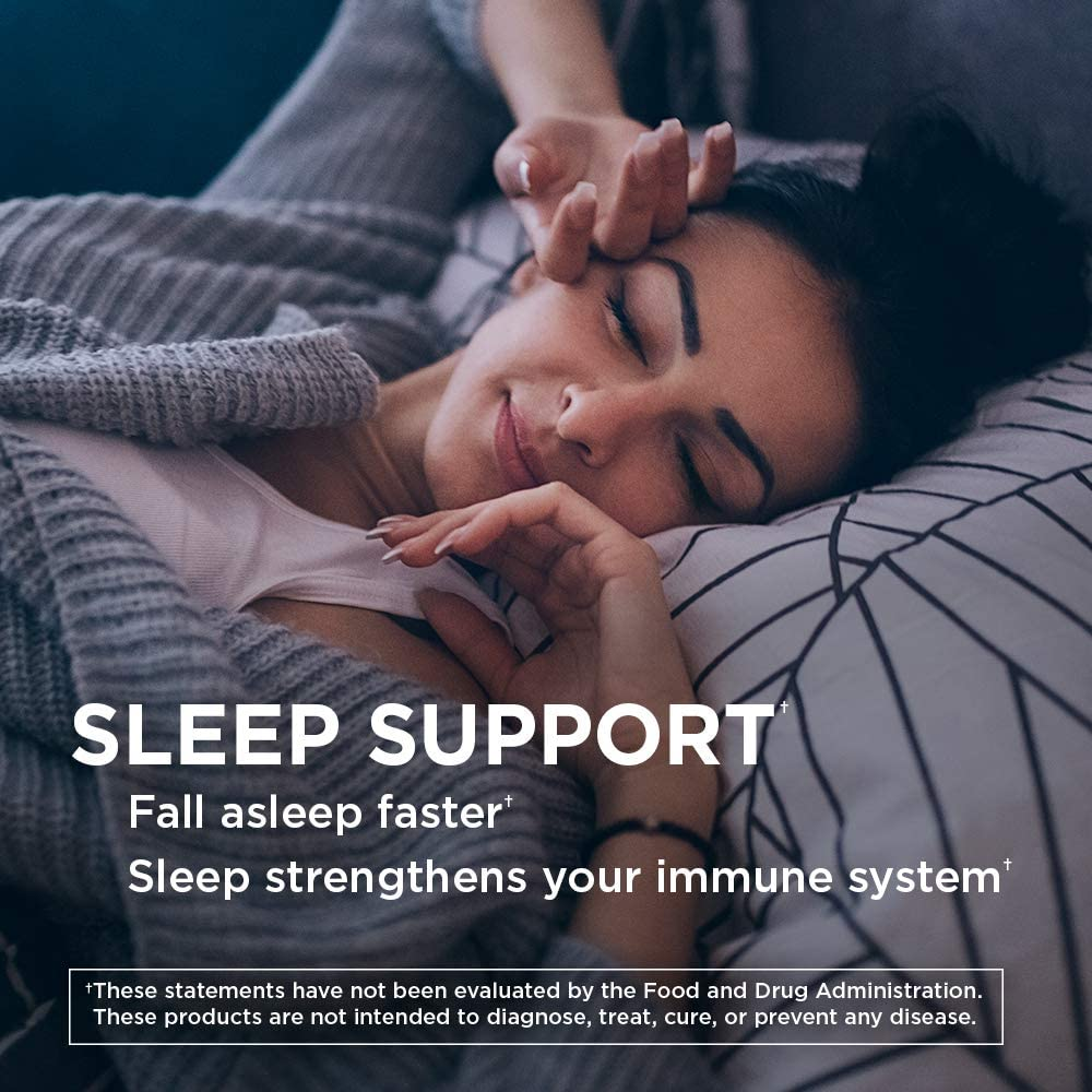 Melatonin Fast Dissolve Tablets, Helps You Fall Asleep Faster, Stay Asleep Longer, Easy to Take, Dissolve in Mouth, Strengthen Immune System, Maximum Strength, Strawberry Flavor, 10Mg, 100Count