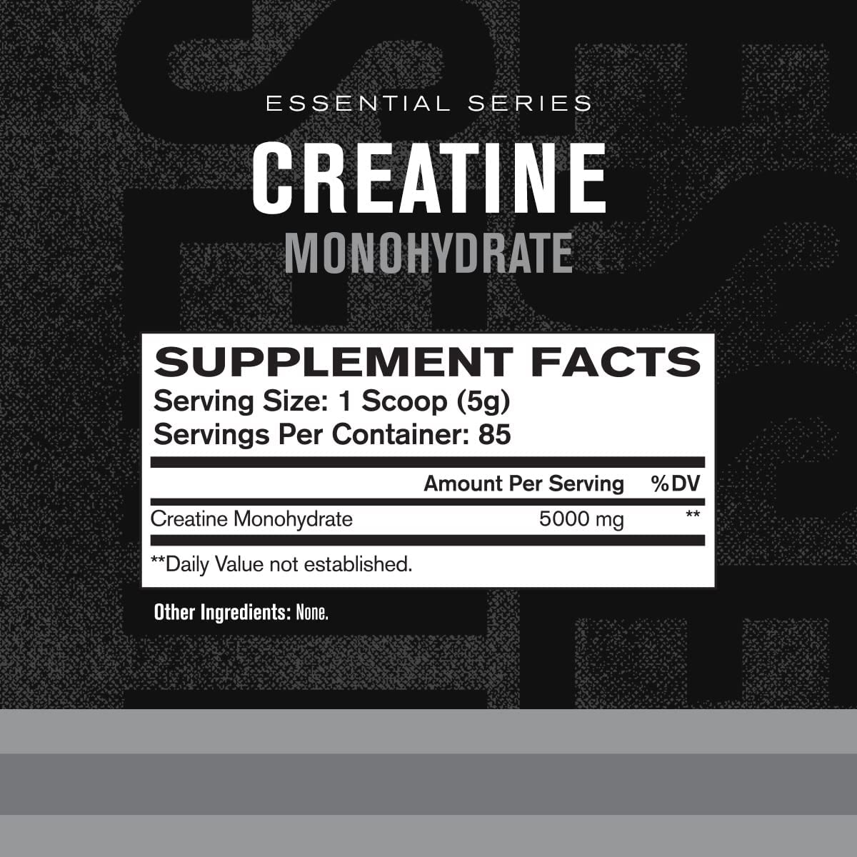 Creatine Monohydrate Powder 5G - Premium Creatine Supplement for Muscle Growth, Increased Strength, Enhanced Energy Output and Improved Athletic Performance - 85 Servings, Unflavored