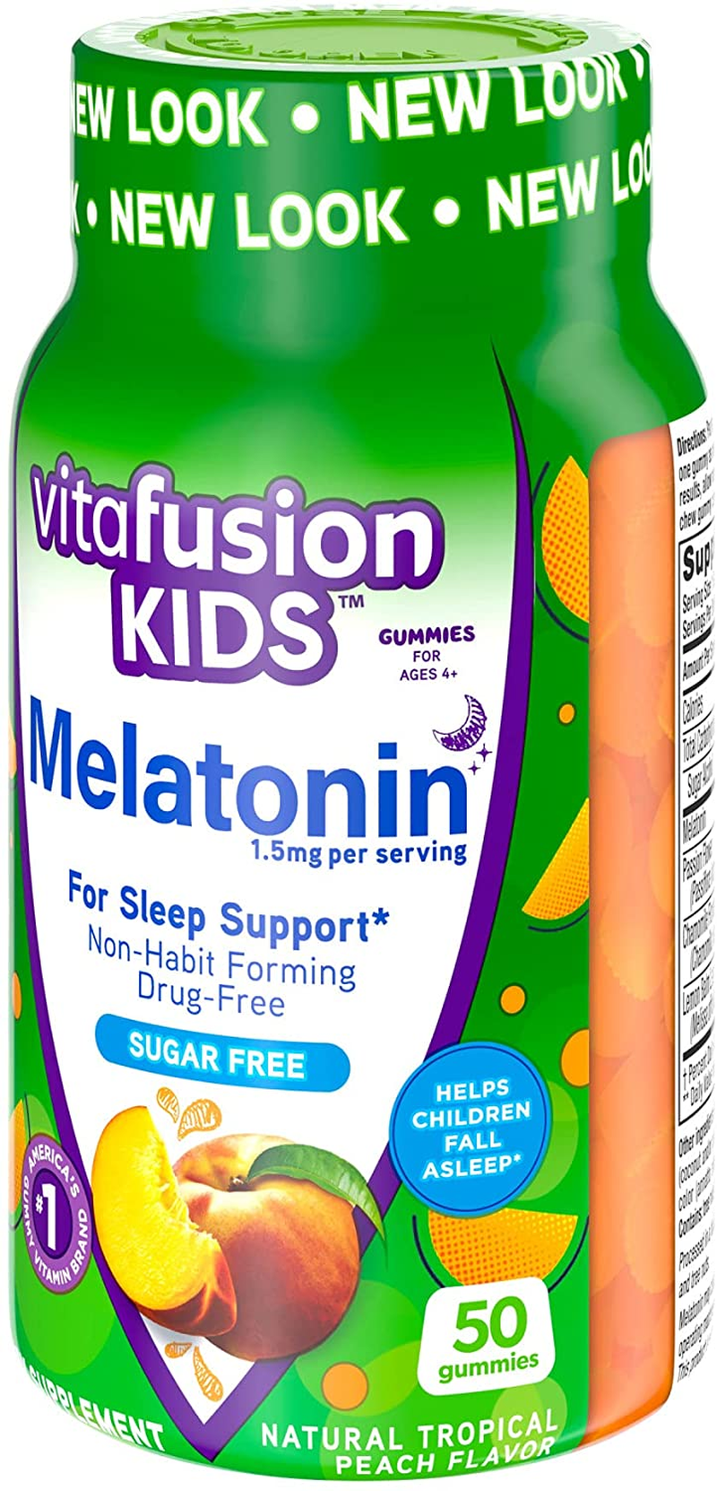 Kids Melatonin Gummy Vitamins, 50Ct