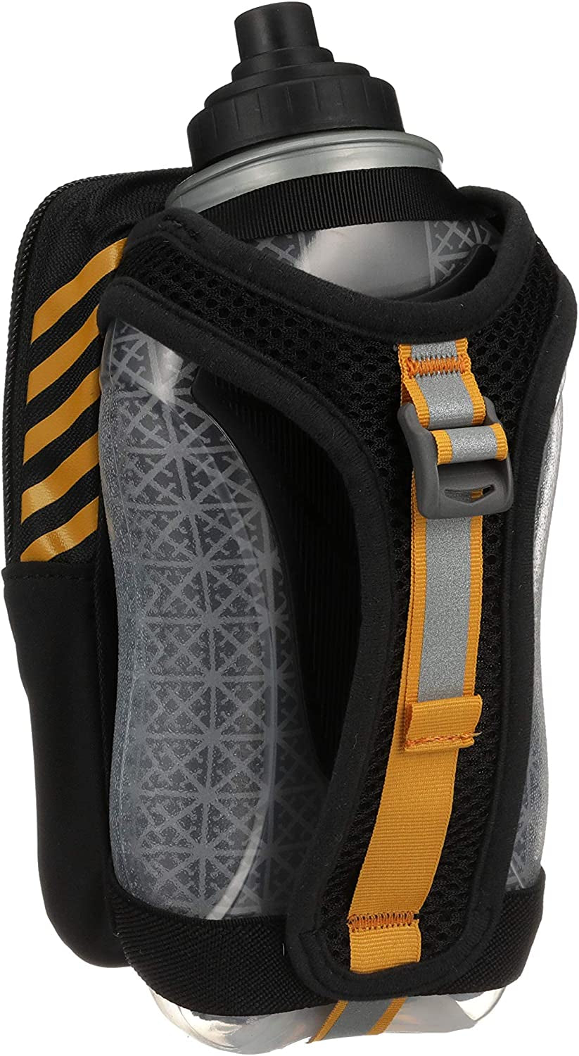 Speedview Flask, Handheld Water Bottle & Phone Case Holder, Insulated for Running & Walking, 18Oz