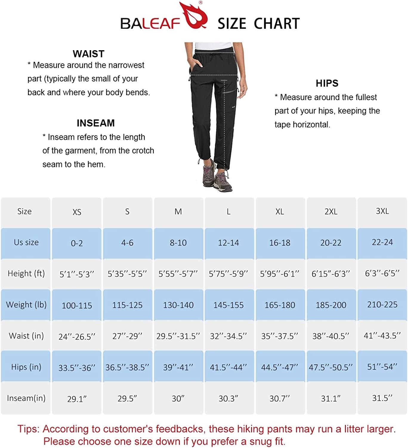 Women'S Hiking Pants Quick Dry Lightweight Water Resistant Elastic Waist Cargo Pants for All Seasons