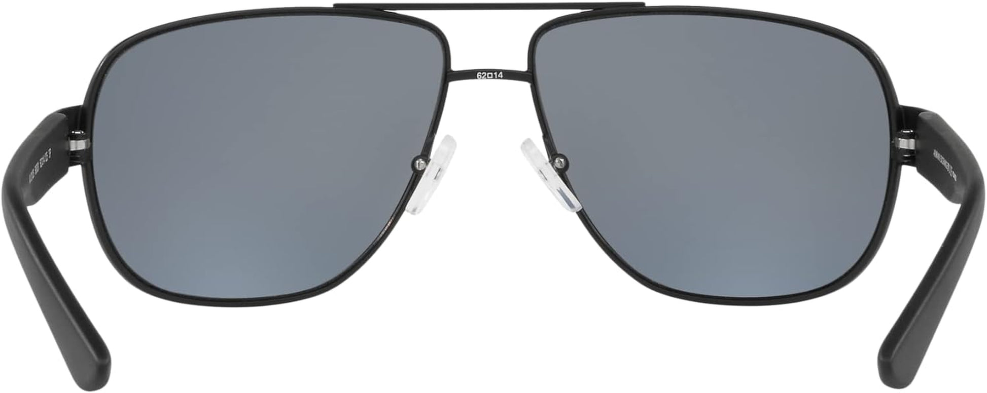 Armani Exchange Man Sunglasses Matte Black Frame, Grey Lenses, 62MM