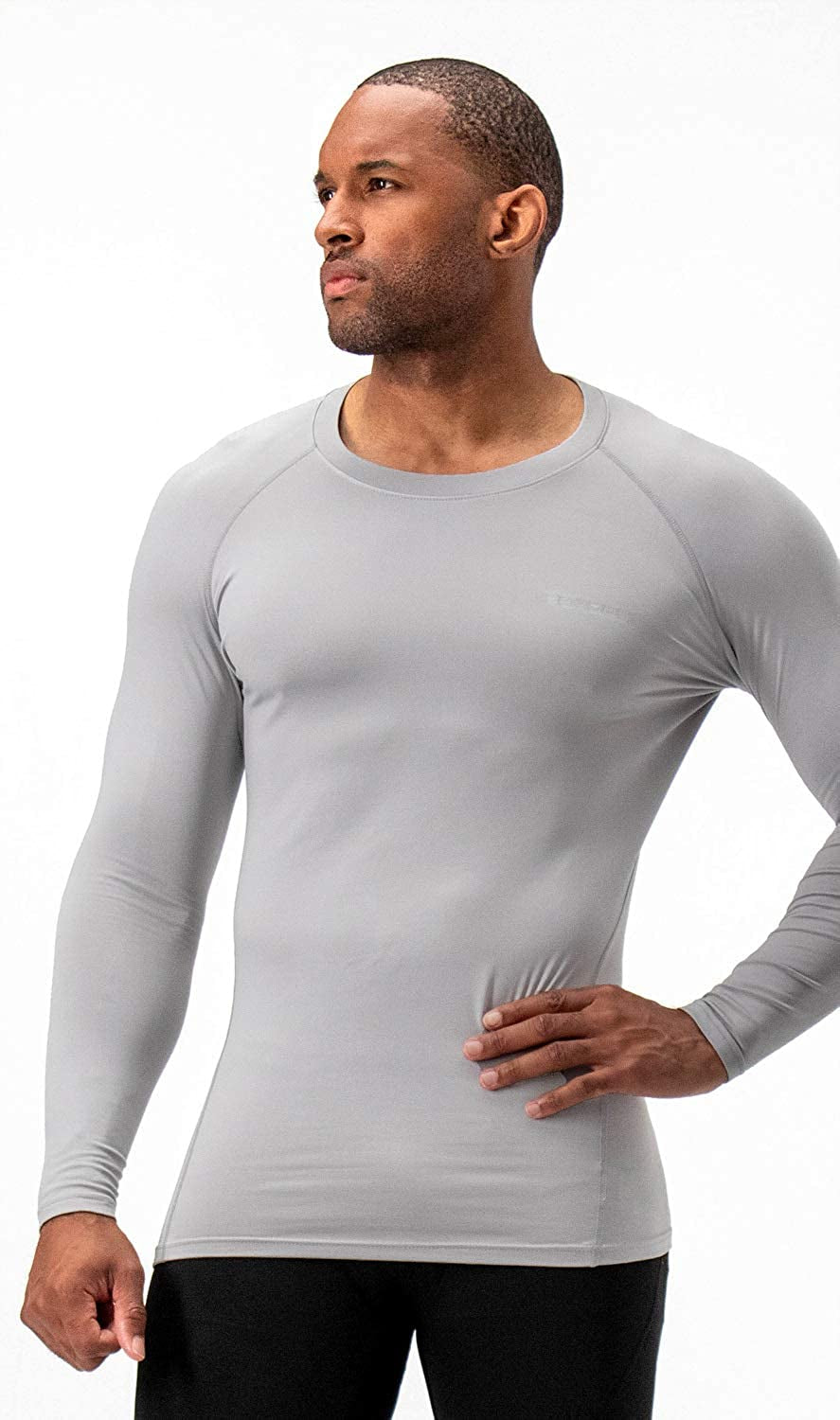 2 Pack Men'S Thermal Long Sleeve Compression Shirts