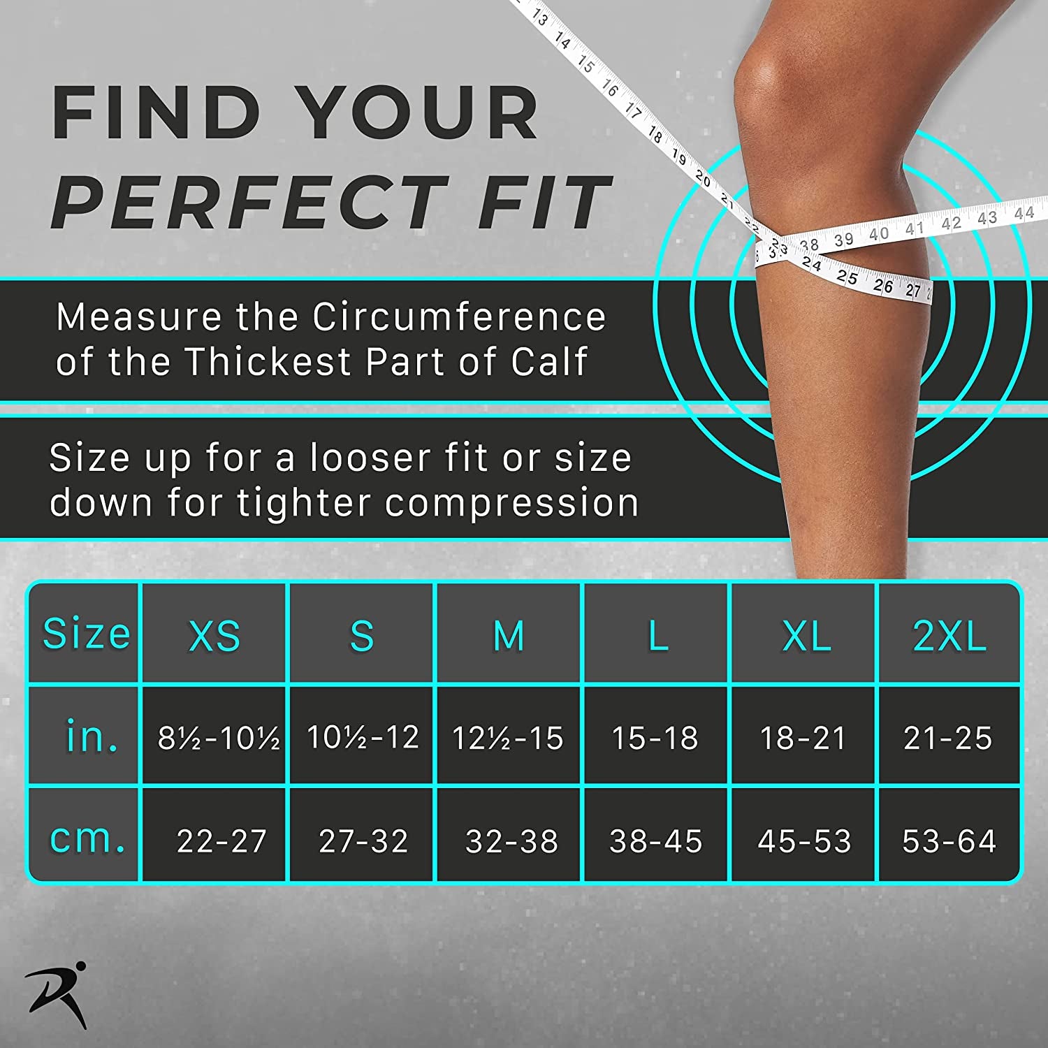 Leg Compression Sleeve, Calf Support Sleeves Legs Pain Relief for Men and Women, Comfortable and Secure Footless Socks for Fitness, Running, and Shin Splints – Black, Large (One Pair)