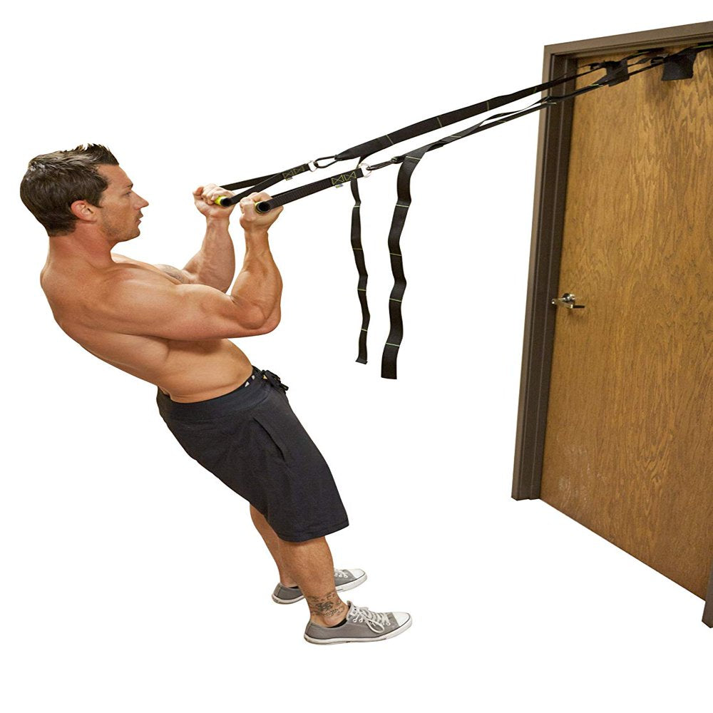 Gravity Straps with Training Manual, Door Anchors, Handles, Ankle Cradles & Carry Bag