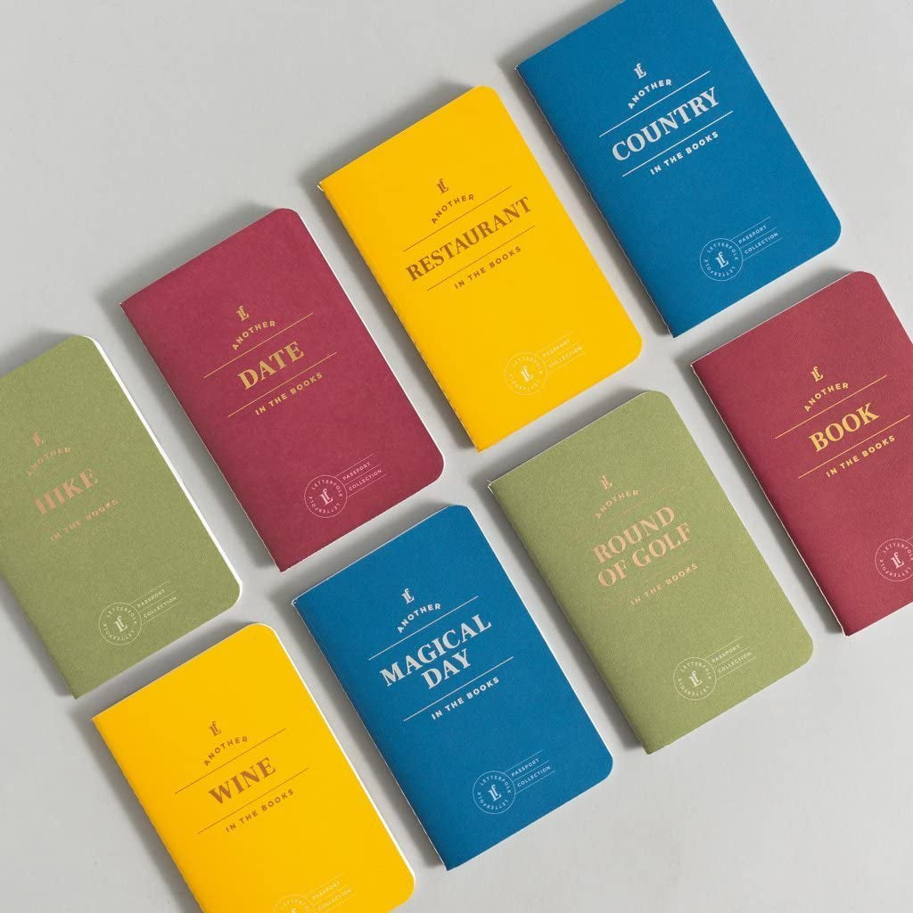 Letterfolk Hike Passport Journal — Pocket-Sized Experience Hiking Book (3.5" W X 5.5" H)