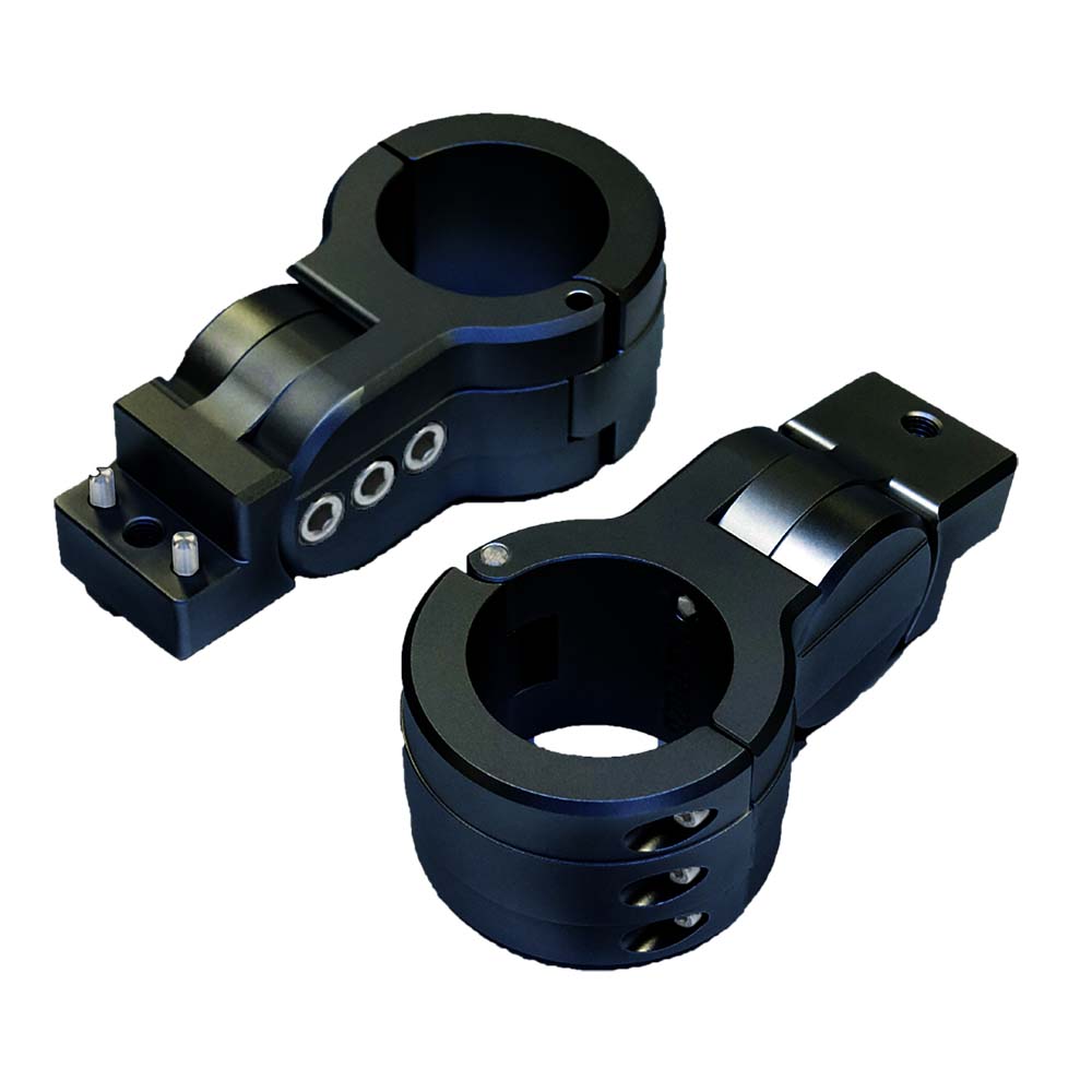 PTM Watersports Board Rack Mounts - 2.5" Pipe Clamp - Black [P13198-2500TEBBK]
