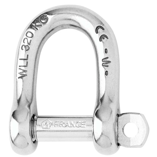 Wichard Self-Locking D Shackle - Diameter 8mm - 5/16" [1204W]