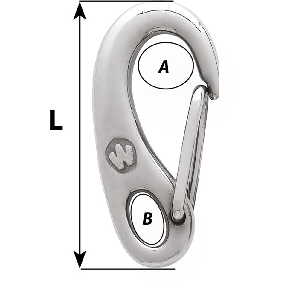 Wichard Snap Hook - Length 3-15/16" [2482W]