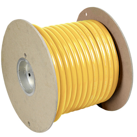 Pacer Yellow 1 AWG Battery Cable - 100  [WUL1YL-100]