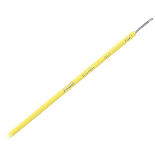 Pacer Yellow 14 AWG Primary Wire - 25  [WUL14YL-25]