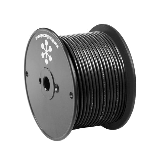 Pacer Black 12 AWG Primary Wire - 100  [WUL12BK-100]