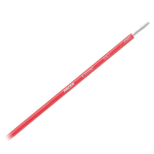 Pacer Red 8 AWG Primary Wire - 25  [WUL8RD-25]