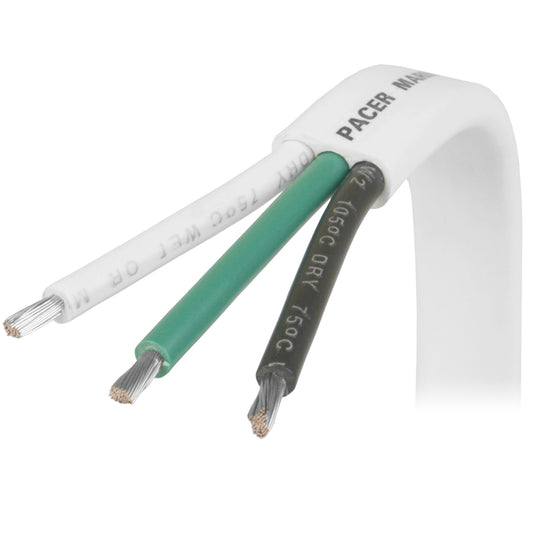 Pacer 6/3 AWG Triplex Cable - Black/Green/White - 50  [W6/3-50]