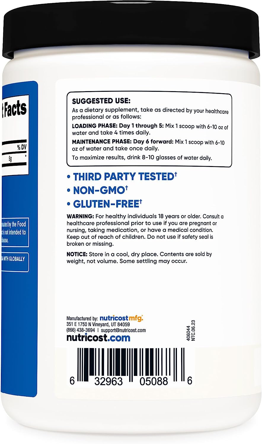 Creatine Monohydrate Micronized Powder 500G, 5000Mg per Serv (5G) - Micronized Creatine Monohydrate, 100 Servings