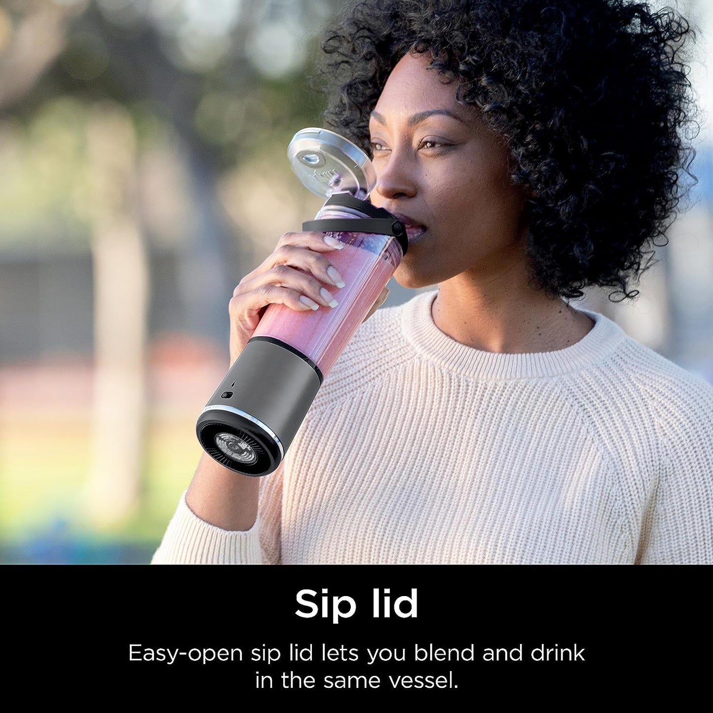 Ninja Blast Portable Blender, Cordless, 18Oz. Vessel, Personal Blender-For Shakes & Smoothies, BPA Free, Leakproof-Lid & Sip Spout, USB-C Rechargeable, Dishwasher Safe Parts, Black