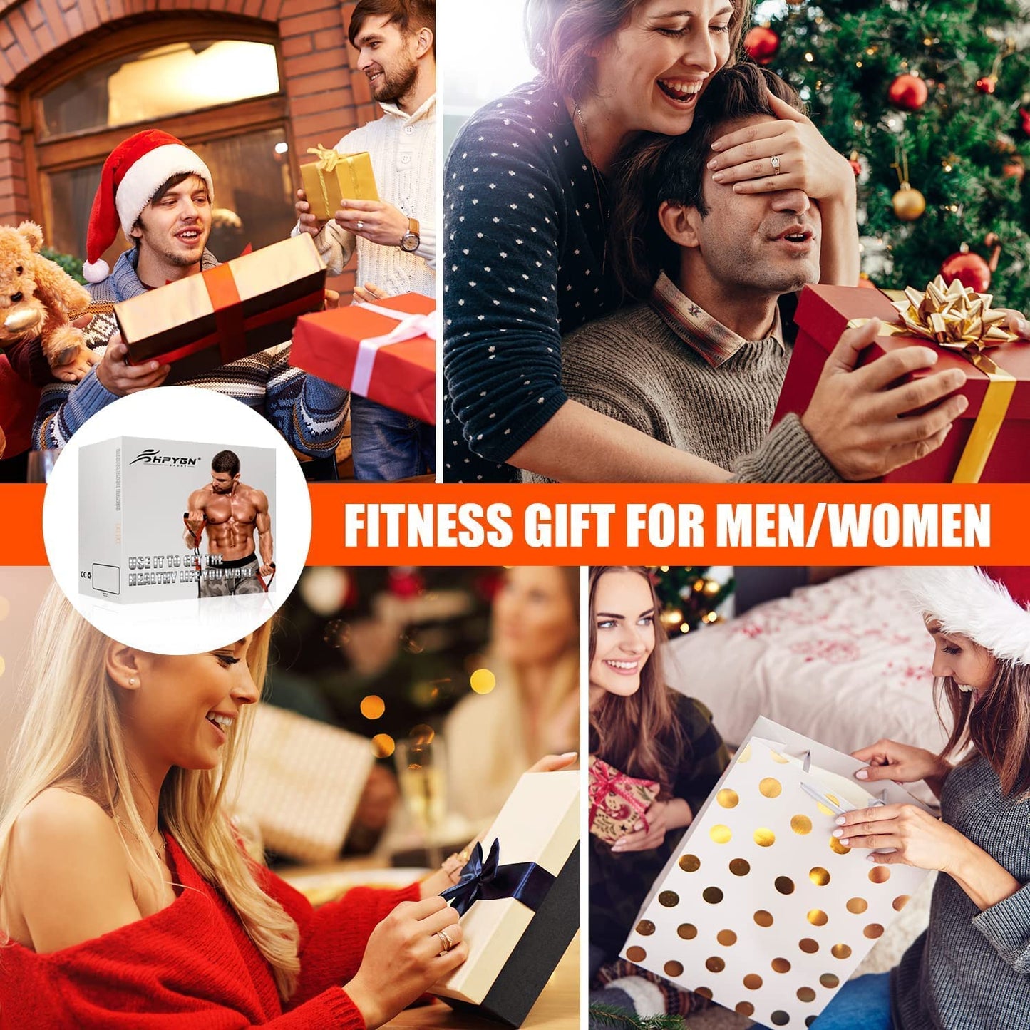 Resistance Bands for Working Out, 300Lbs 360Lbs Heavy Fitness Bands Resistance Men, Exercise Bands with Handles, Door Anchor, Weight Workout Band Set for Strength Training, Home Gym Equipment